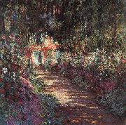 Claude Monet The Garden in Flower oil painting on canvas